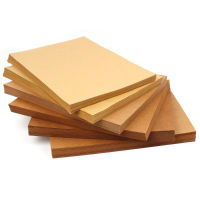 100 Vellen 70/100/120/160 / 200gsm A4 Ruw houtpulp Kraftpapier DIY Cover Handgemaakt afdrukken Inpakpapier Ambachten Dec