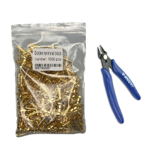 1000 Stuks Goud 453 U vormige 0,3 1,5 mm 2 Terminal Tab Cold Inserts Connectors Cold Terminal Small Teeth Fascia Termina