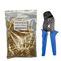 1000 STUKS Goud 453 U vormige 0.3 1.5Mm 2 Terminal Tab Koude Inserts Connectors Koude Terminal kleine Tanden Fascia Term