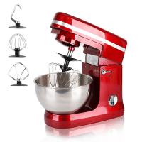 1000 W 5L Multifunctionele Elektrische Voedsel Stand Blender Mixer Kneden Deeg Machine 6 Speed Tilt Head Rvs Tafel eiklo