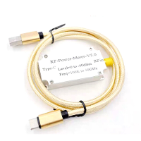 100K 10GHZ USB RF Vermogensmeter V5 USB Communicatiegegevens Export Vermogensdetector Amplitude Meetsoftware voor Ham Ra