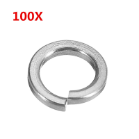 100Pcs M4 304 RVS Split Lock Washers Spring Washers