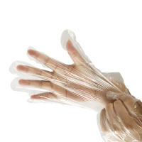 100PCS Voedselveilige wegwerphandschoenen van vinyl Antistatische plastic handschoenen voor thuis, buitenactiviteiten en