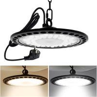 100W/150/200W High Bay LED licht UFO vorm LED kroonluchter Geschikt voor industriële loods Magazijn Fabrieksboerderij Gy