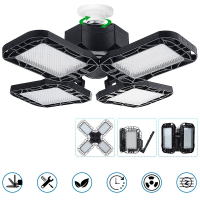 100W E27 84LED Vervormbare Garage Licht Kelder Magazijn Plafondlamp 165 265V