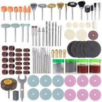 105 PCS/161 PCS Schuurmiddelen Accessoires Schuurmiddelen Hout Metaal Graveren Elektrische Rotary Tool Accessoire voor D
