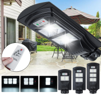 108/216/324 LED straatverlichting op zonne energie PIR Wand met bewegingssensorlamp met afstandsbediening