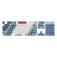 108 Toetsen Bergbeklimmen PBT Keycap Set OEM profiel Sublimatie Custom Keycaps voor mechanische toetsenborden