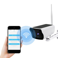 1080P HD WIFI Zonnebeveiligings IP Camera Nachtzicht Draadloze PIR Bewegingsalarm IP67