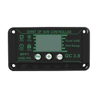 10A/30A/60A/100A Zonne energie Opladen MPPT 12V/24V/50V Laadregelaar met Dual USB met Auto Display Zonnepaneel Regulator