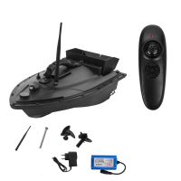 10H 600M Afstandsbediening Visvoerboot met 4 Nachtlichten Dubbele Magazijn Voer Vaste Snelheid Cruise Slim RC Nestelige