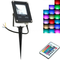 10W/20W/30W/50W Waterdichte IP65 RGB LED Schijnwerper Buiten Tuin Beveiligingslamp AC85 265V