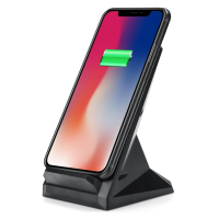 10W Qi Draadloze oplader Snel opladen met koelventilator Telefoonhouder voor iPhone Samsung Huawei