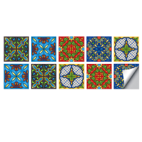 10X10/15x15/20x20cm Wandtegelstickers Keuken Badkamer Toilet Waterdicht PVC