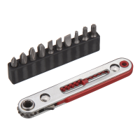 11 STKS Schroevendraaier Bit Set en Ratel Handvat Set met Houder Huishoudelijke Schroevendraaiers Kit Hand Tool