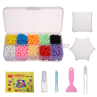 1100PCS Water kleverige kralen Magic Puzzle Kids Gift Fuse kleverige kraal 10 kleuren