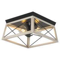 110V E26 metalen hangende plafondlamp schaduw industriële geometrische draadkooi lampenkap lamp