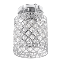 110V Plafondlamp Inbouw Moderne Hangende Verlichting Kristallen Kroonluchter Zonder Lamp