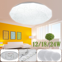 12/18/24W Ronde LED Plafondlampen Woonkamer Slaapkamer Keuken 6500K AC220V