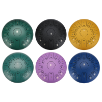 12 Inch 13 Notes C Tone Steel Tongue Percussion Drum Handpan Instrument met Drum Mallets