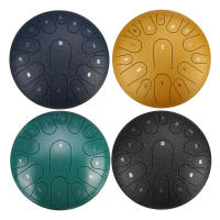 12 Inch 15 Notes C Tone Steel Tongue Percussion Drum Handpan Instrument met Drum Mallets