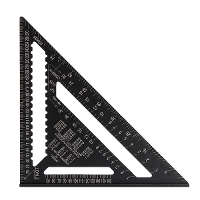 12 Inch Aluminiumlegering Driehoekslineaal met Gradatieschaal en Zaaggeleider Multifunctioneel Gereedschap