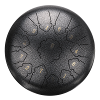 12 Inch Steel Tongue Drum Handpan Hand Drums Major 13 Notes Tankdrum + Mallets Bag