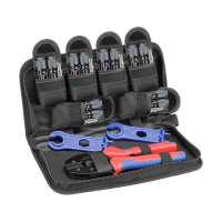 12 Stks zonne crimper 6 paar zonne connectoren 1 paar zonne connector moersleutel zonne crimper tool kit voor zonnepanee