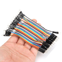 120 Stuks 10cm mannelijke naar mannelijke Jumper kabel Dupont draad voor