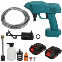 1200W 88VF Draagbare Draadloze Auto Wasmachine Hoge Druk Auto Huishoudelijke Wasmachine Cleaner Guns Pompen Tool Fit Mak