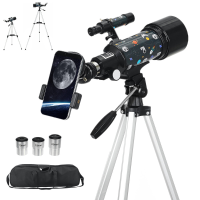 120X Astronomische Telescoop 70MM HD High Power Draagbare Statief Nachtzicht Diepe Ruimte Star View Moon Universe