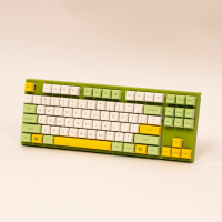 124 Toetsen Banaan Fruit Thema PBT Keycap Set XDA Profiel 85% Sublimatie Voor Gaming Mechanisch Toetsenbord