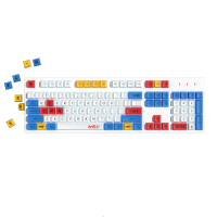 125 Toetsen Gundam PBT Keycap Set XDA Profiel Sublimatie Japanse Custom Keycaps voor Mechanische Toetsenborden