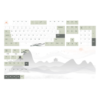 127 Toetsen Chinees buiten kasteel piek PBT keycap Set XDA profiel sublimatie keycaps voor mechanische toetsenborden