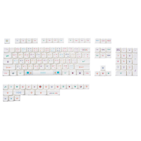 127 Toetsen Neon PBT Keycap Set XDA Profile Sublimation Thai Custom Keycaps voor mechanisch toetsenbord