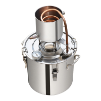 12L / 20L / 50L Maneschijn Nog Geesten Kit Water Alcohol Distilleerder Boiler Thuis Brouwen Kit 201 Roestvrij Staal T2 k