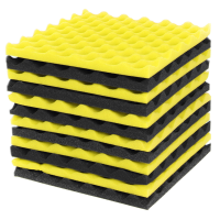 12St Akoestische geluidsisolatie Studio schuimtegels Geluiddichte schuimtegel Akoestische Studio Wedge Board Set
