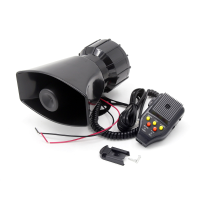 12V 100W 120dB 3 Geluid Auto Luchthoorns Elektronische Waarschuwingssirene Alarm Noodluidspreker Met MIC Opname