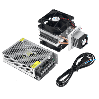 12V 10A Twee buis Koeler Halfgeleider Koelingssysteem DIY Kit voor Mini Airconditioner met Voeding