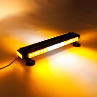 12V 144W 42 LED Amber dubbelzijdig verkeersadviseur Strobe Flash Lichtbalk Noodverlichting Magnetisch Universeel