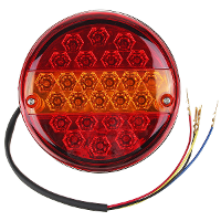 12V/24V 20LED Hamburger achterlichten voor Trailer Truck Caravan Van ATV Bus