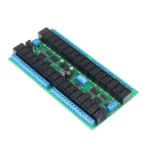 12V 32CH Kanaal RS485 Relais Modbus RTU Protocol Seriële afstandsbediening Schakelaar PLC besturingskaart