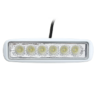 12V 6 LED Spreader Marine Flood Work White Light voor Boot Jacht Motorfiets Truck Auto