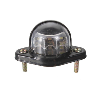 12V 6LEDs Nummerplaat Licentie Licht Reflector Voor Motorwagen Aanhangwagen Vrachtwagen