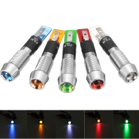 12V 8mm LED indicatorwaarschuwingslamp Metalen lamp Pilotenpaneel Dash Auto Boot Vrachtwagen