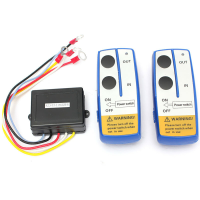 12V draadloze lierafstandsbediening Dubbele handset Eenvoudig te installeren