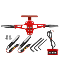 12V Motorcycle Flowinig LED Kentekenverlichting Richtingaanwijzers Staart Remlicht