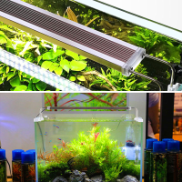 13/30/40/50Cm Aquariumlamp LED Energiebesparing Blauw+Wit Licht Lijnschakelaar