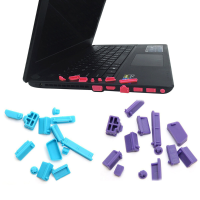 13 STKS Een set Universele laptop Stofplug Laptop Notebook PC Siliconen Computer USB VGA SD HDMI poorten Stofdicht Rubbe