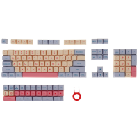 132 Toetsen Cotton Candy PBT Keycap Set XDA Profile Sublimation Custom Keycaps voor mechanische toetsenborden